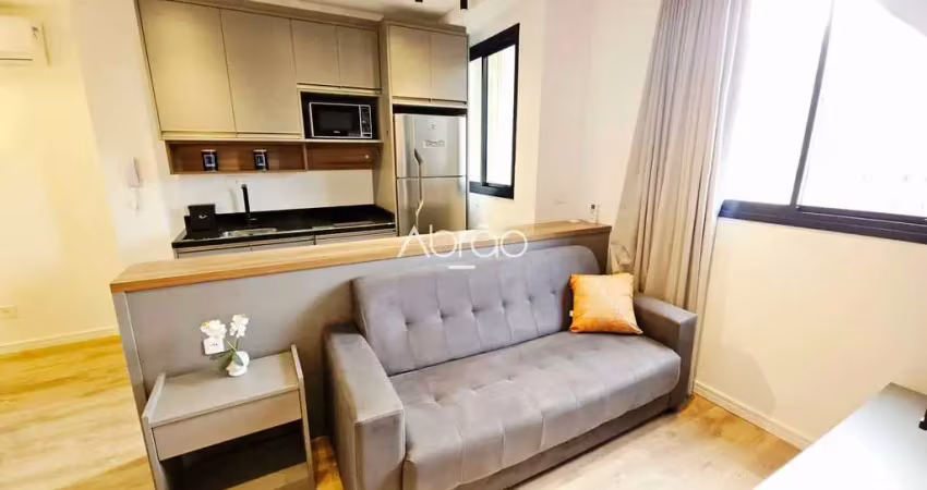 Apartamento mobiliado para primeira locação no batel – próximo ao shopping estação - 29 m² | ref. 568