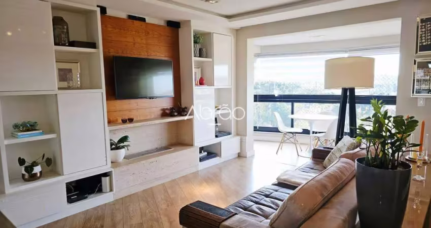 Apartamento mobiliado com 3 quartos para alugar no ecoville – vista panorâmica - 119 m² | ref. 579