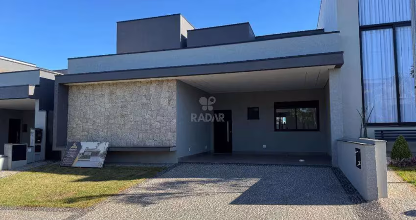 Casa térrea de alto padrão com 3 suítes  à venda no residencial club santorini – paulínia/sp
