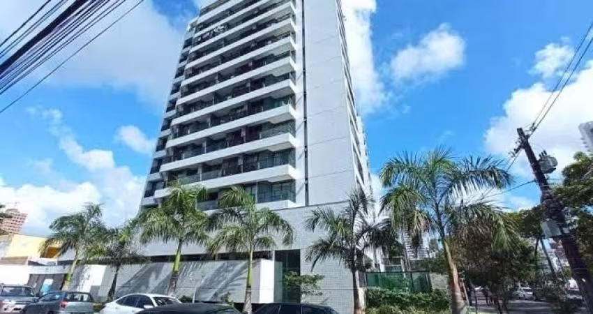 Flat com 40 metros quadrados, 1 quarto (suíte) no bairro da Madalena, Recife/PE