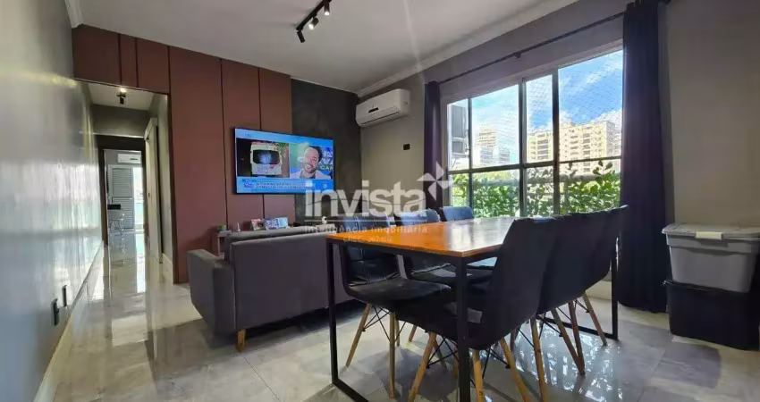 Apartamento à venda na ponta da praia – reformado, porteira fechada e vista livre