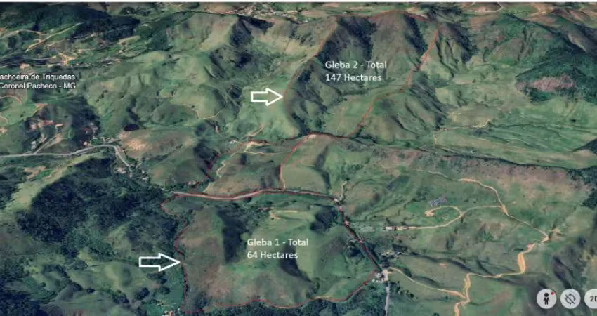 Grande propriedade rural à venda entre juiz de fora e coronel pacheco - mg