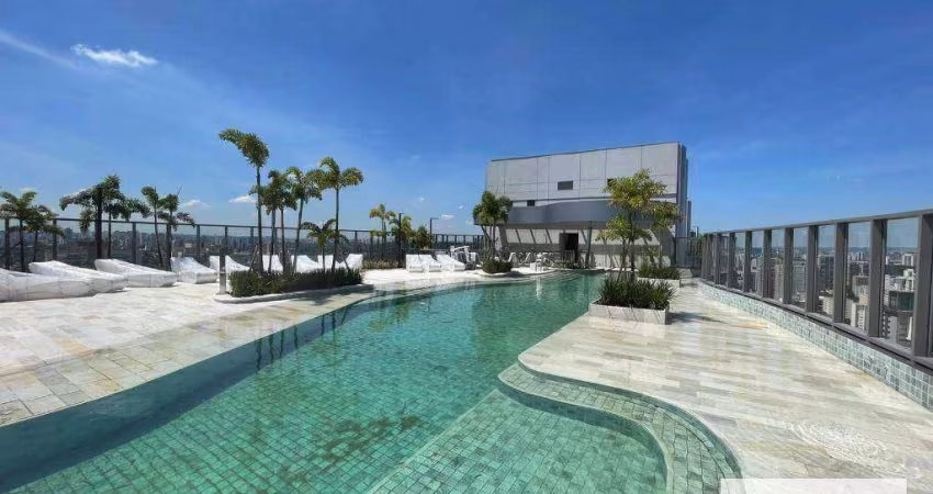 Apartamento com 1 dormitório à venda, 50 m² - Brooklin Paulista - São Paulo/SP