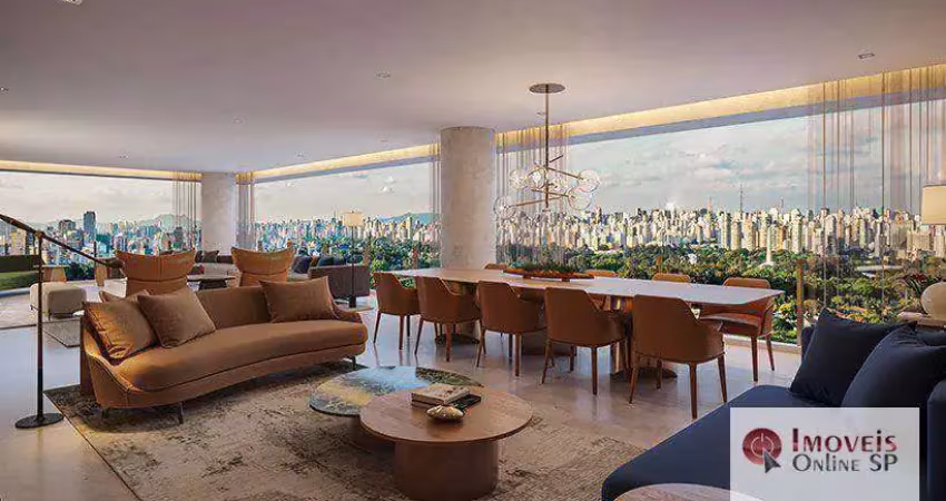 Apartamento com 4 dormitórios à venda, 302 m² por r$ 11.980.000,00 - ibirapuera - são paulo/sp