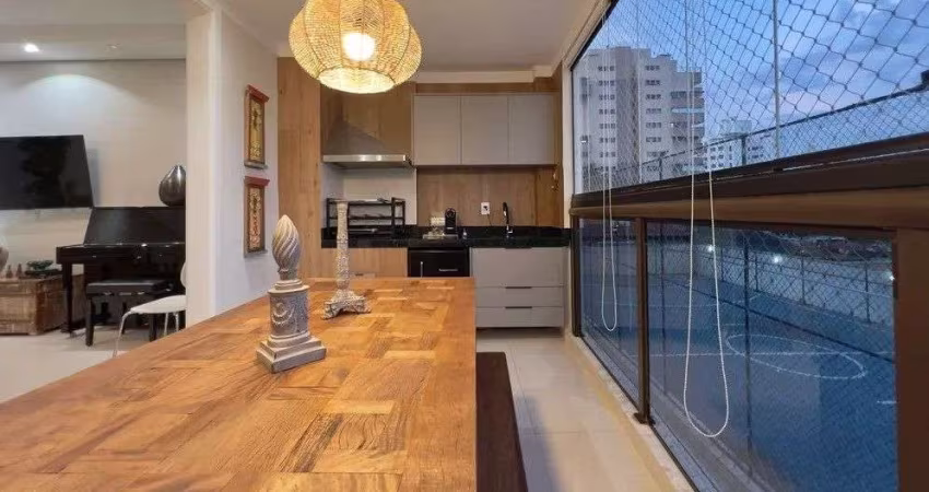 Impecável Apto com 3 Dorms, Suíte e Varanda Gourmet no Mangal – 122m²