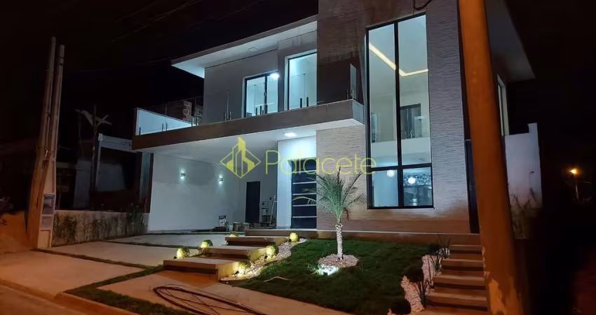 Casa à venda 3 Quartos, 2 Suites, 4 Vagas, 300M², Bairro do Grama, Caçapava - SP | Condomínio Terra