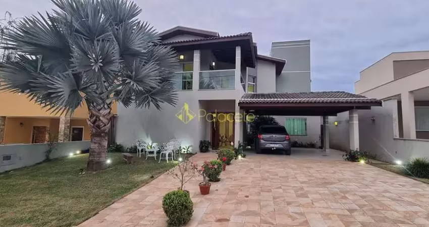 Magnífica casa no condomínio reserva dos lagos: espaços amplos, acabamentos de alto padrão e vista