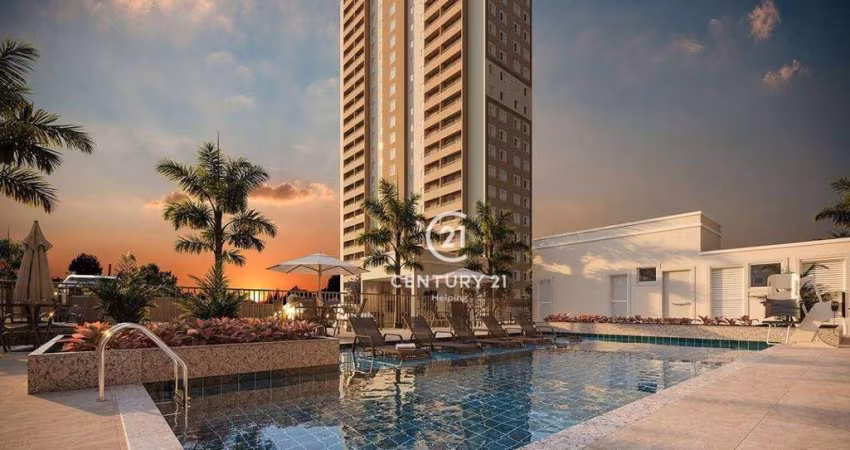 Apartamento com 2 dormitórios à venda, 43 m² por R$ 263.990,00 - Jardim Paraíso de Viracopos - Campinas/SP