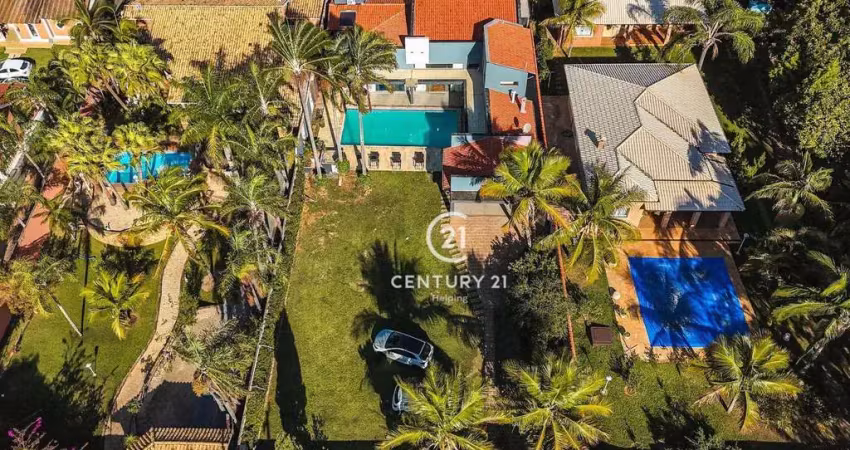 Chácara com 5 dormitórios à venda, 1000 m² por r$ 2.750.000,00 - terras de itaici - indaiatuba/sp
