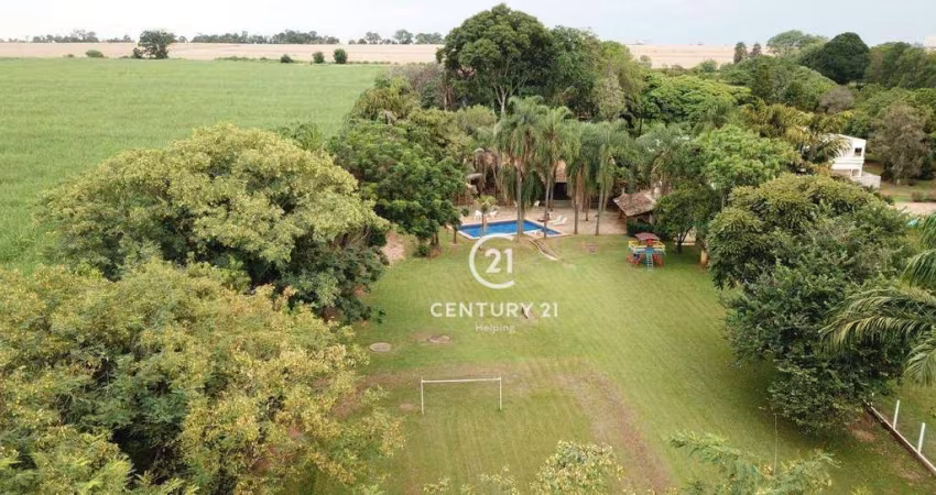 Chácara com 5 dormitórios à venda, 14040 m² por R$ 3.400.000,00 - Fazenda Santa Lúcia - Americana/SP