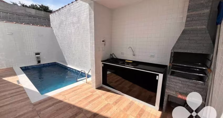 Casa com 3 dormitórios à venda por r$ 1.290.000,00 - aparecida - santos/sp