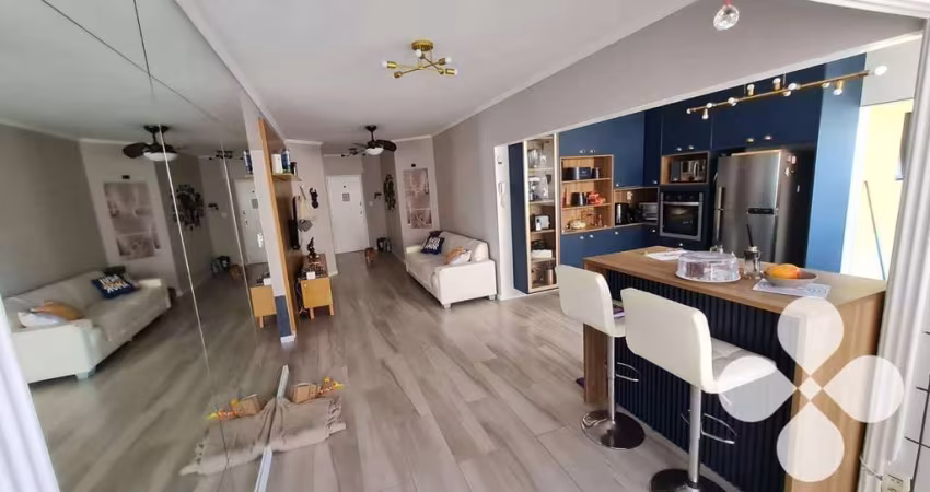 Apartamento à venda com vista para o mar na Ponta da Praia/Santos – 2 dormitórios, 103 m², mobiliado