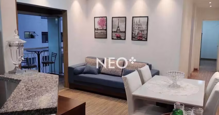 Excelente apartamento com 2 dormitórios à venda, 64 m² por r$ 600.000 - estuário - santos/sp