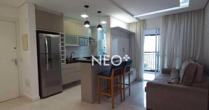 Apartamento com 2 dormitórios para alugar, 63 m² por R$ 5.500,00/mês - Marapé - Santos/SP