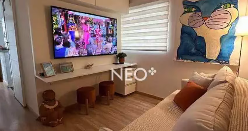 Apartamento Porteira Fechada com 1 quarto à venda na quadra da praia, Ponta da Praia/Santos