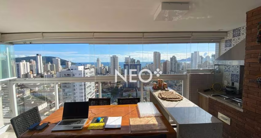 Apartamento com 2 dormitórios à venda, 131 m² por R$ 1.860.000,00 - Embaré - Santos/SP
