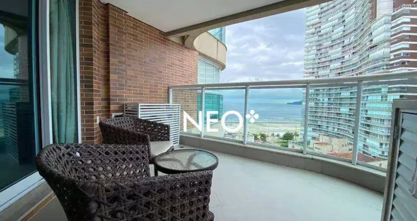 Apartamento com 1 dormitório para alugar, 46 m² por R$ 6.000,00/mês - Pompéia - Santos/SP