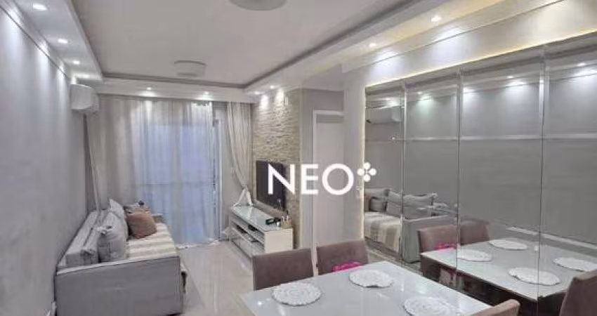 Apartamento mobiliado com 2 quartos à venda – Andar Alto, sol da manhã – Santos/SP