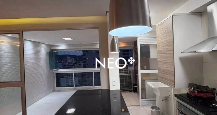 Apartamento com 2 dormitórios à venda, 77 m² por R$ 1.200.000,00 - Ponta da Praia - Santos/SP