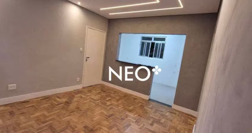 Apartamento com 3 dormitórios, 80 m² - venda por r$ 500.000,00 ou aluguel por r$ 3.600,00/mês - embaré - santos/sp