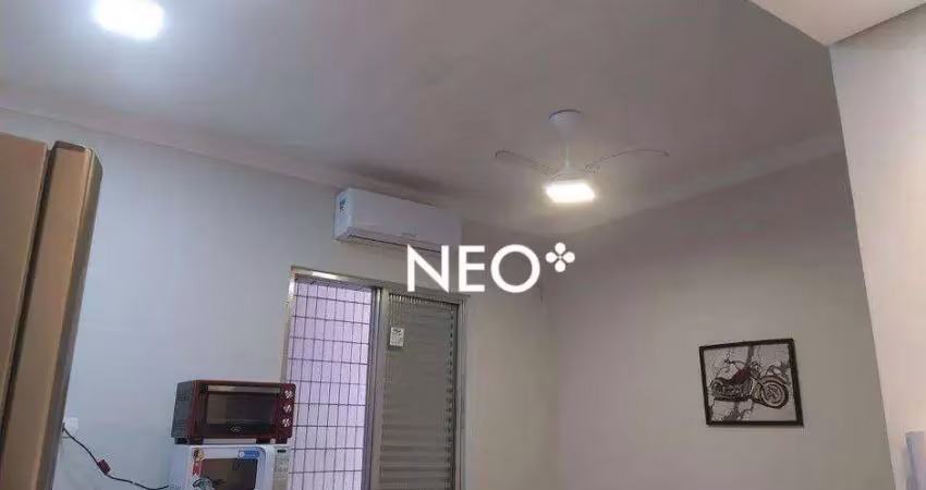 Apartamento com 1 dormitório para alugar, 22 m² por r$ 2.280,00/mês - josé menino - santos/sp