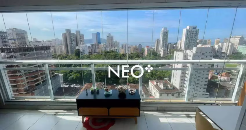 Apartamento com 3 dormitórios à venda, 98 m² por r$ 990.000,00 - marapé - santos/sp