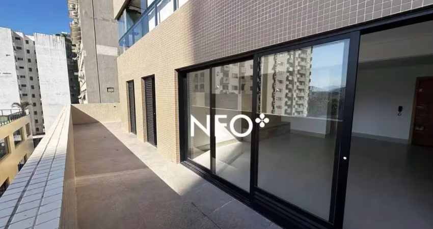 Apartamento garden com 3 dormitórios à venda, 95 m² por r$ 1.400.000,00 - josé menino - santos/sp