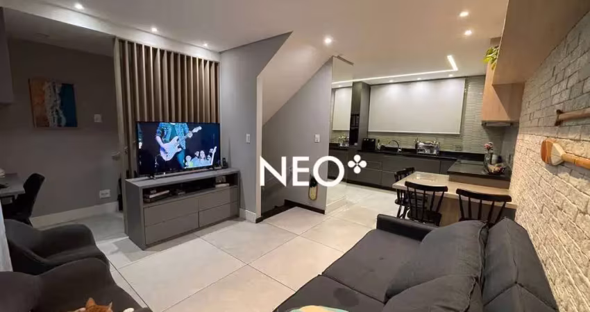Village com 2 dormitórios à venda, 75 m² por r$ 680.000,00 - vila mathias - santos/sp
