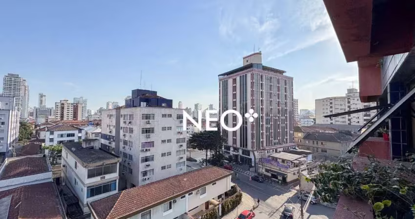 Apartamento à venda em aparecida, santos – 2 suítes , super amplo