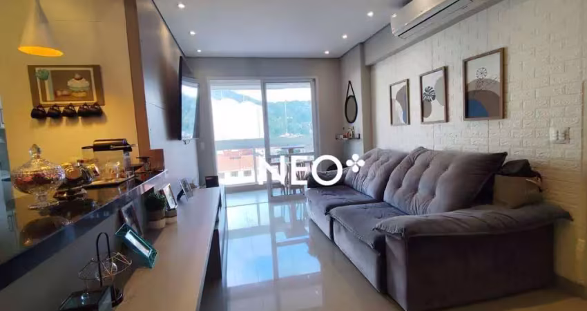 Apartamento com 2 dormitórios à venda, 85 m² por r$ 905.000,00 - marapé - santos/sp