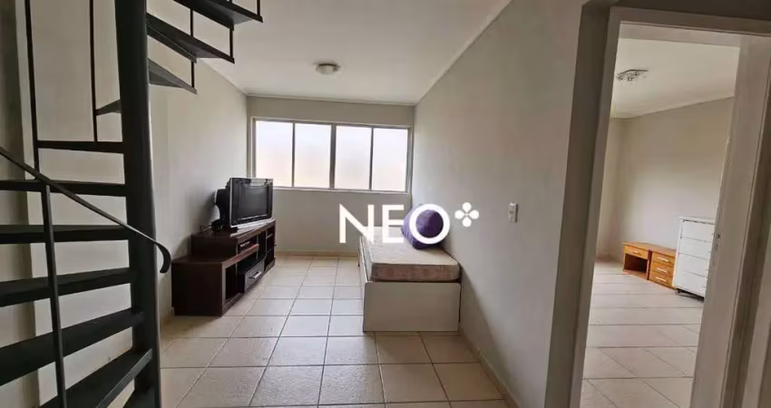 Apartamento duplex 2 dormitórios, 1 vaga - josé menino - santos/sp