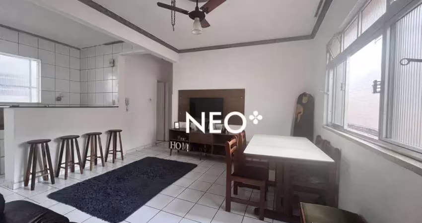 Apartamento 2 dormitórios à venda, 75 m² por r$ 420.000 - gonzaga - santos/sp