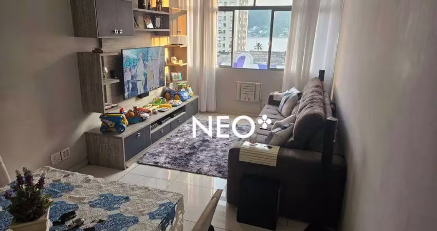 Apartamento com 2 dormitórios à venda, 80 m² por r$ 387.000,00 - gonzaguinha - são vicente/sp