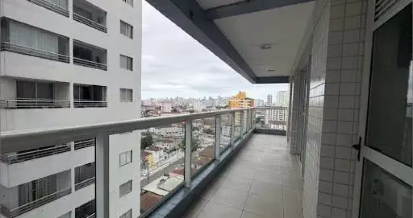 Apartamento com 2 dormitórios para alugar, 92 m² - encruzilhada - santos/sp