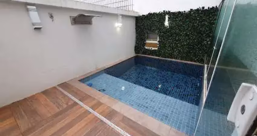 Cobertura com 3 dormitórios à venda, 277 m² por r$ 1.690.000 - ponta da praia - santos/sp - mobiliado
