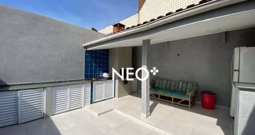 Cobertura com 3 dormitórios à venda, 160 m² por r$ 780.000,00 - macuco - santos/sp