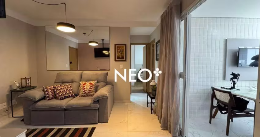Apartamento com 2 dormitórios à venda, 68 m² por r$ 855.000,00 - boqueirão - santos/sp