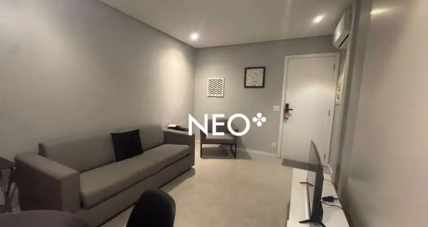 Apartamento com 1 dormitório à venda, 46 m² por r$ 640.000,00 - pompéia - santos/sp
