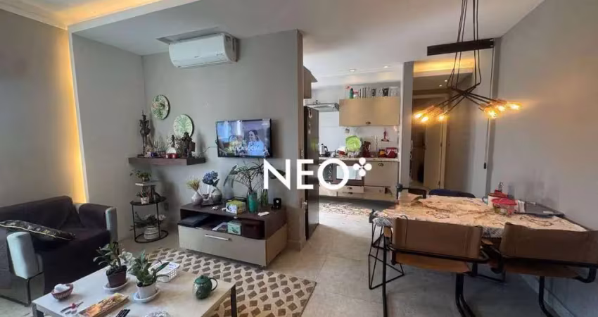Apartamento com 1 dormitório à venda, 69 m² por r$ 770.000 - boqueirão - santos/sp