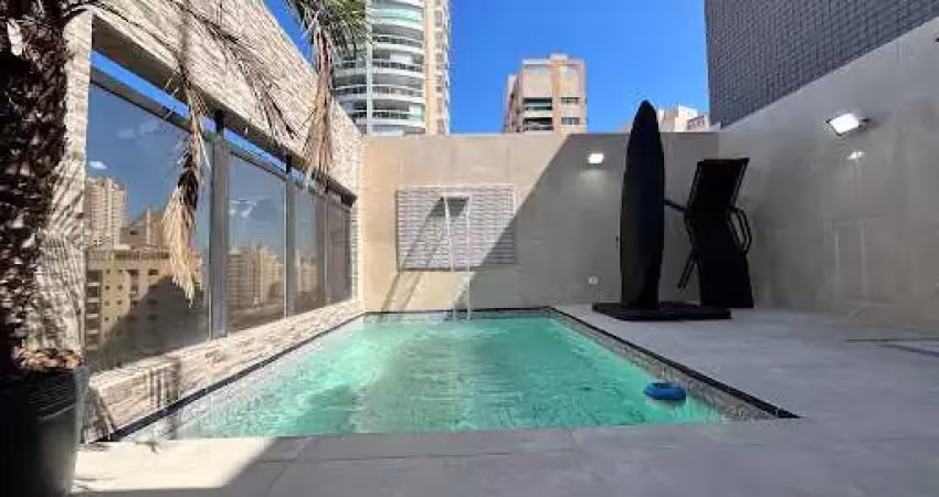 Cobertura com 3 dormitórios à venda, 240 m² por r$ 2.520.000,00 - boqueirão - santos/sp