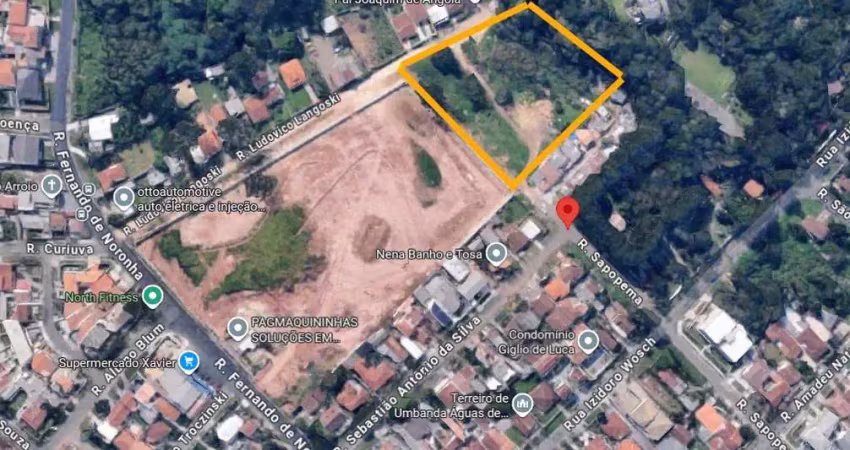 Terreno à venda, 6392.00 m2 por r$1160000.00  - santa candida - curitiba/pr