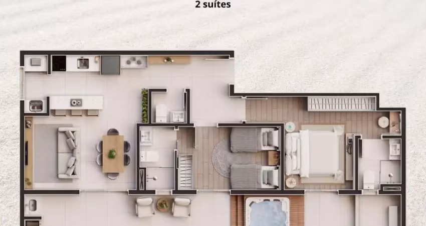 Apartamento com 4 quartos à venda na Rua Serena, 198, Itacolomi, Balneário Piçarras