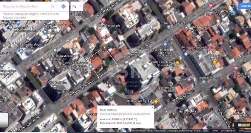 Terreno à venda, 850 m² - Centro - Cabo Frio/RJ