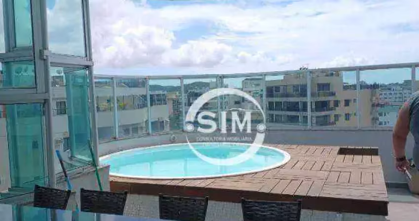 Cobertura com 3 dormitórios à venda, 165 m² no Braga - Cabo Frio/RJ