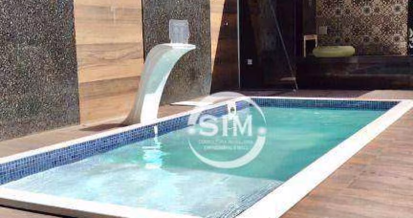 Casa com 3 dormitórios à venda por R$ 1.800.000,00 - Foguete - Cabo Frio/RJ