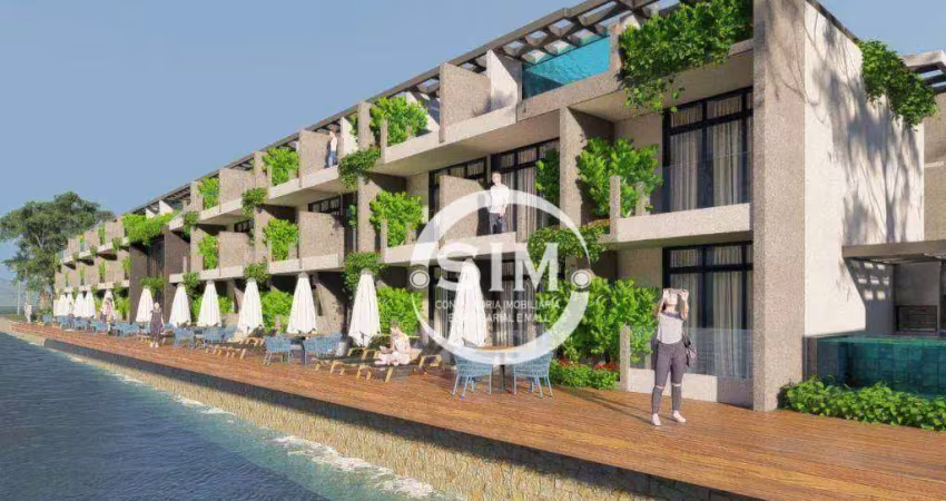 Flat com 1 dormitório à venda, 27 m² por R$ 567.010 - Passagem - Cabo Frio/RJ