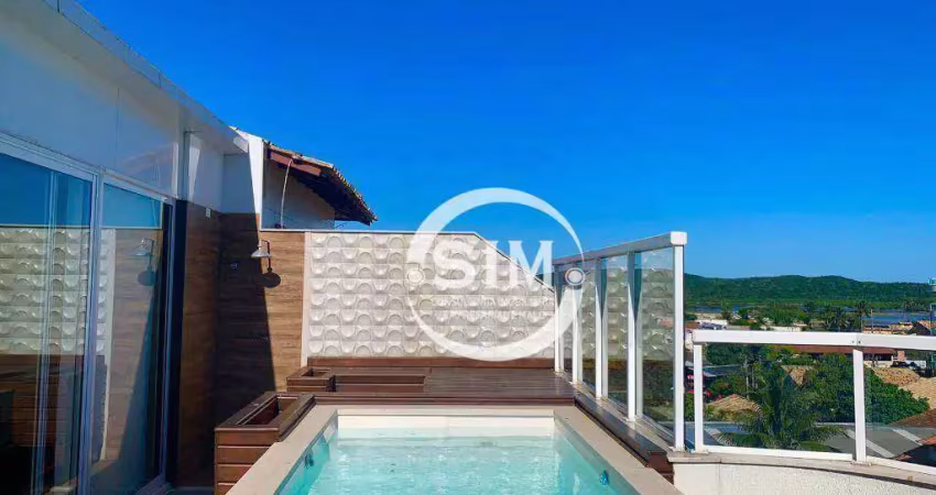 Cobertura com 3 dormitórios à venda, 180 m² por R$ 1.900.000 - Passagem - Cabo Frio/RJ