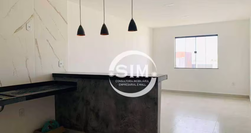 Apartamento com 2 dormitórios para alugar, 65 m² por r$ 2.900,00/mês - novo portinho - cabo frio/rj