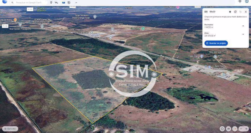 Terreno à venda, 238000 m² por R$ 7.000.000 - Base Aeronaval - São Pedro da Aldeia/RJ