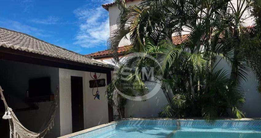 Casa com 4 dormitórios à venda, 159 m² por R$ 750.000 - Guriri - Cabo Frio/RJ